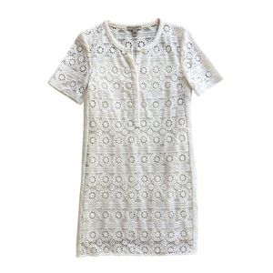 Burberry Brit eyelet white dress.